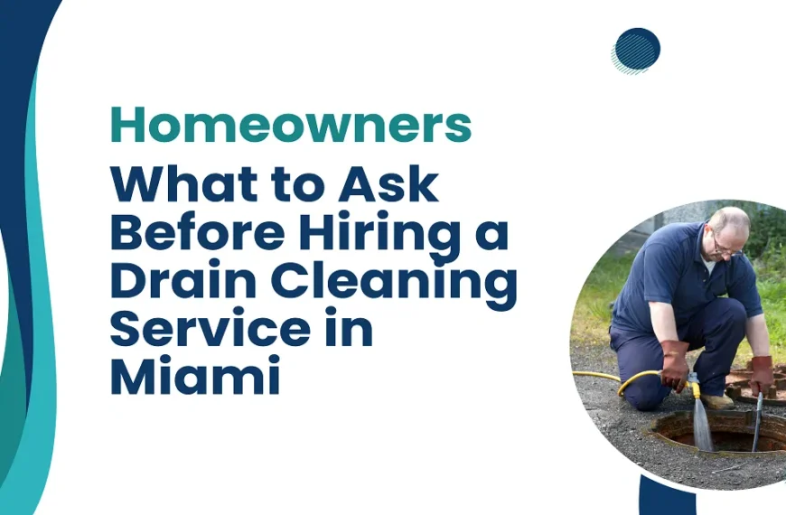 drain cleaning Miami